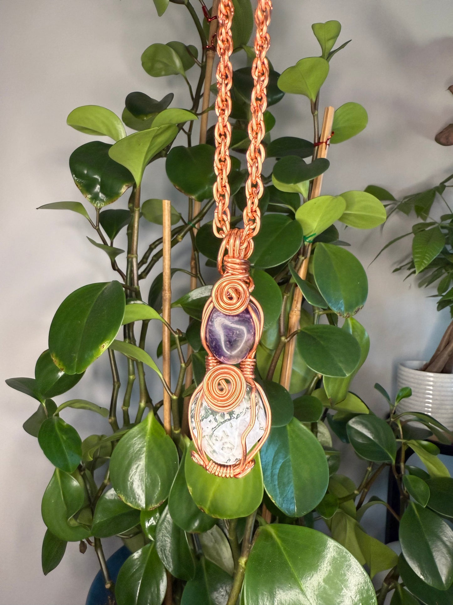 Amethyst & Moss Agate