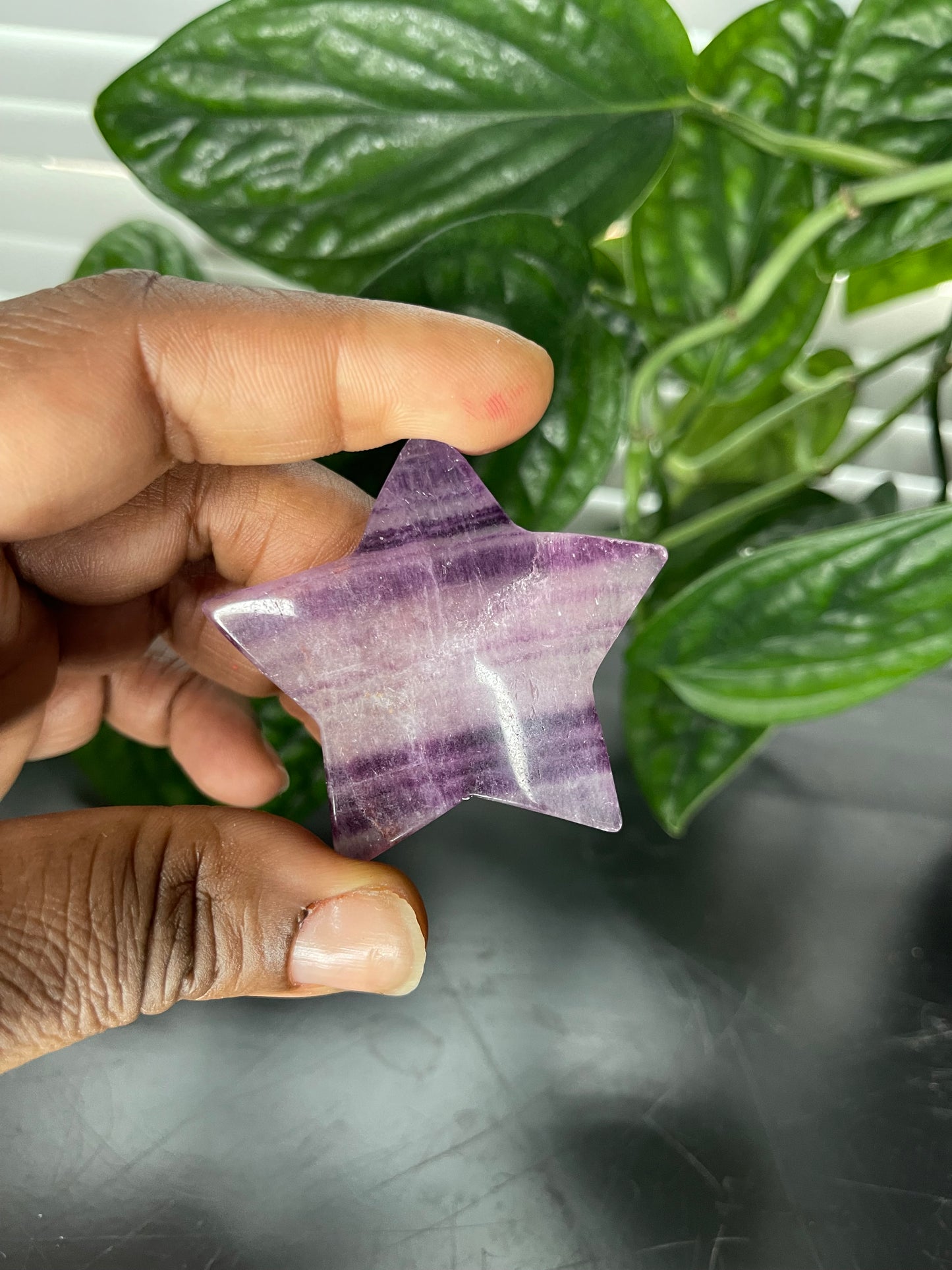 Magenta Fluorite Crystal Stars