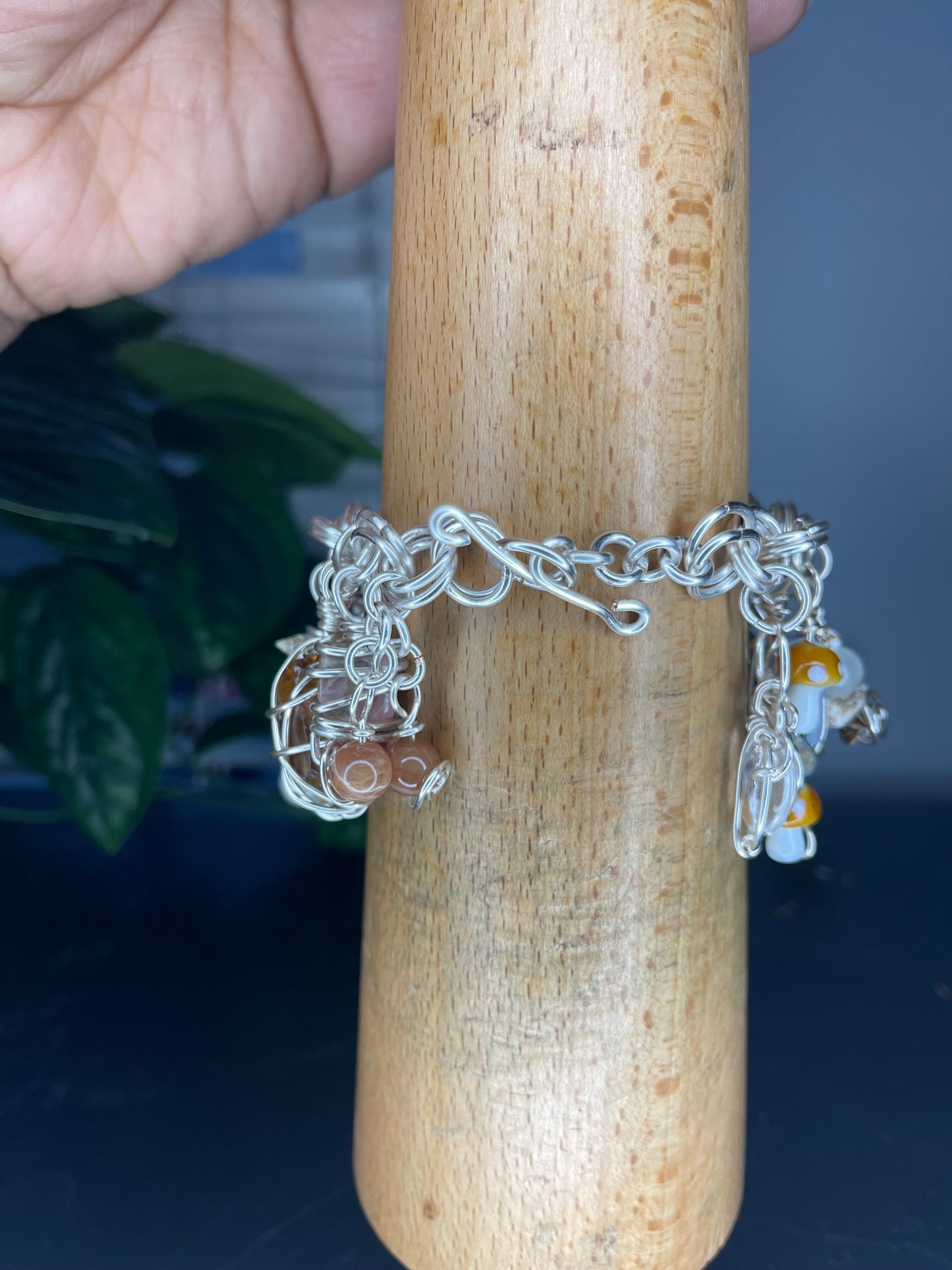 ‘Love Yours’ Silver Charm Bracelet