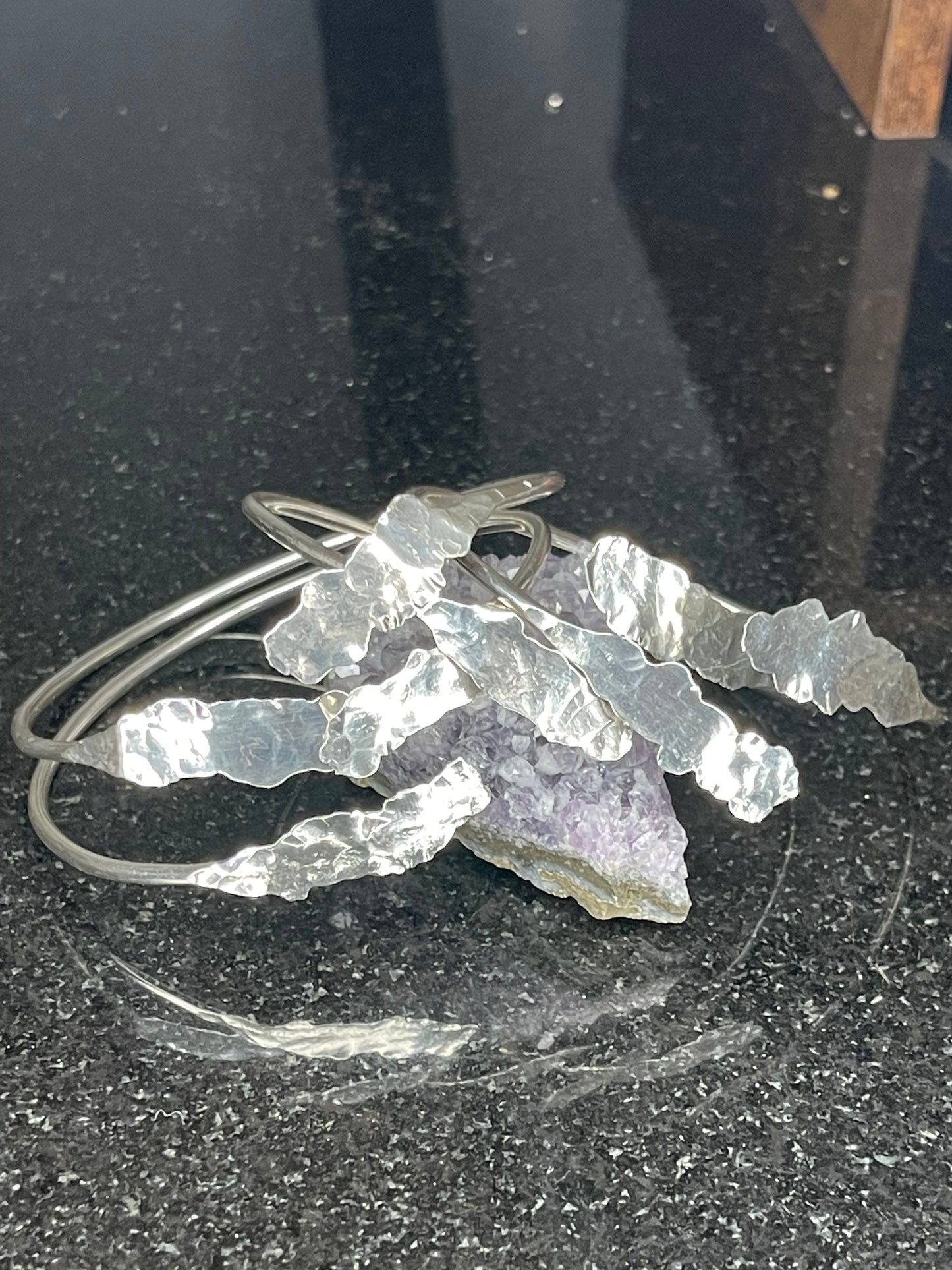 Sterling Silver Royalty Bangle