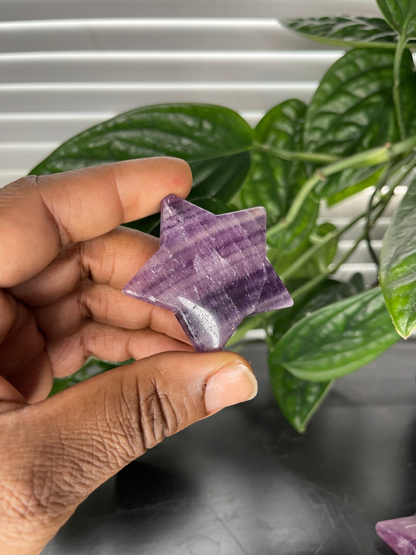 Magenta Fluorite Crystal Stars
