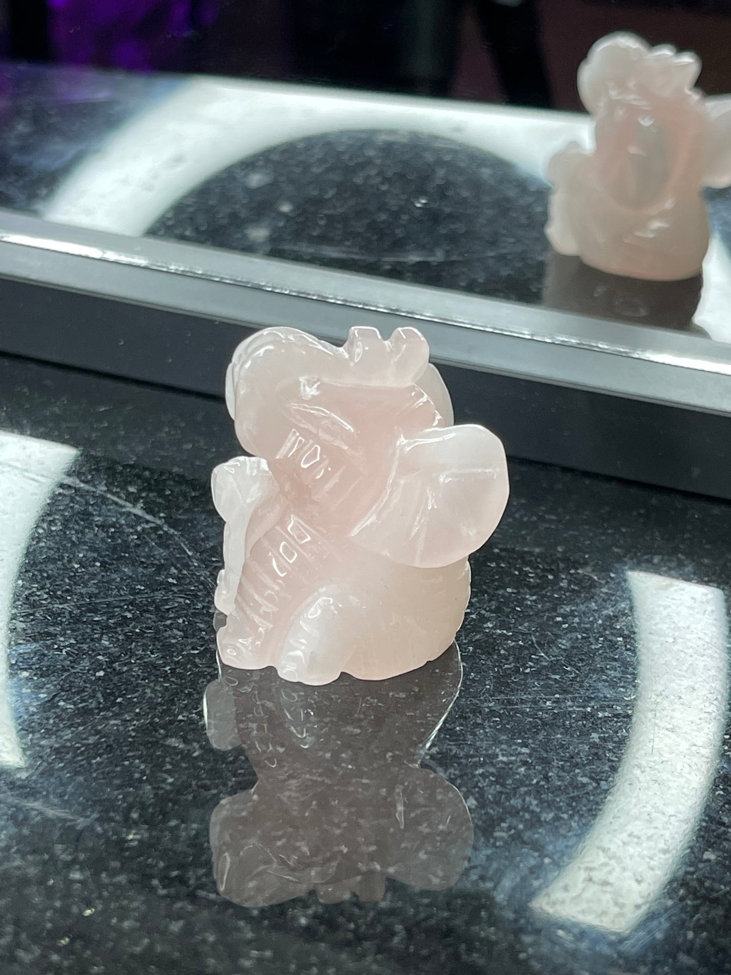 Genuine Crystal Elephants