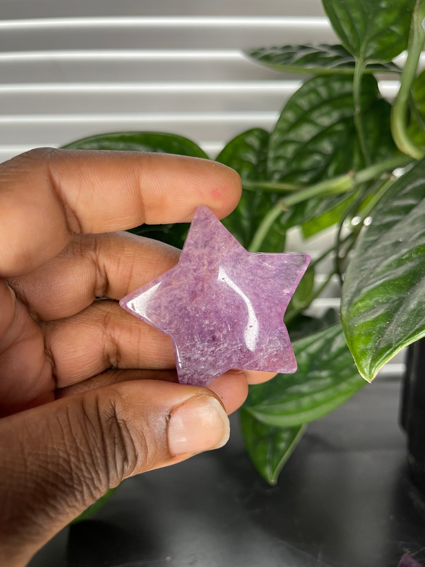 Magenta Fluorite Crystal Stars