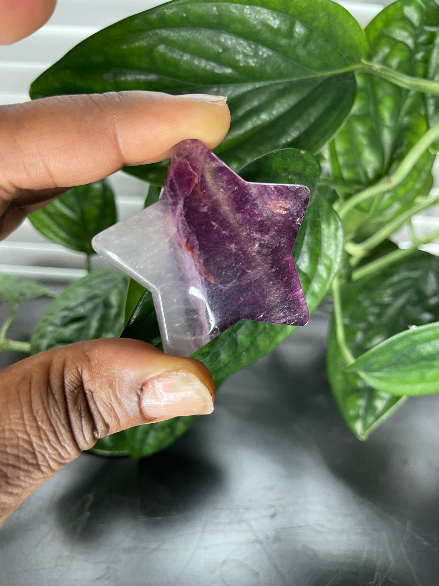 Magenta Fluorite Crystal Stars