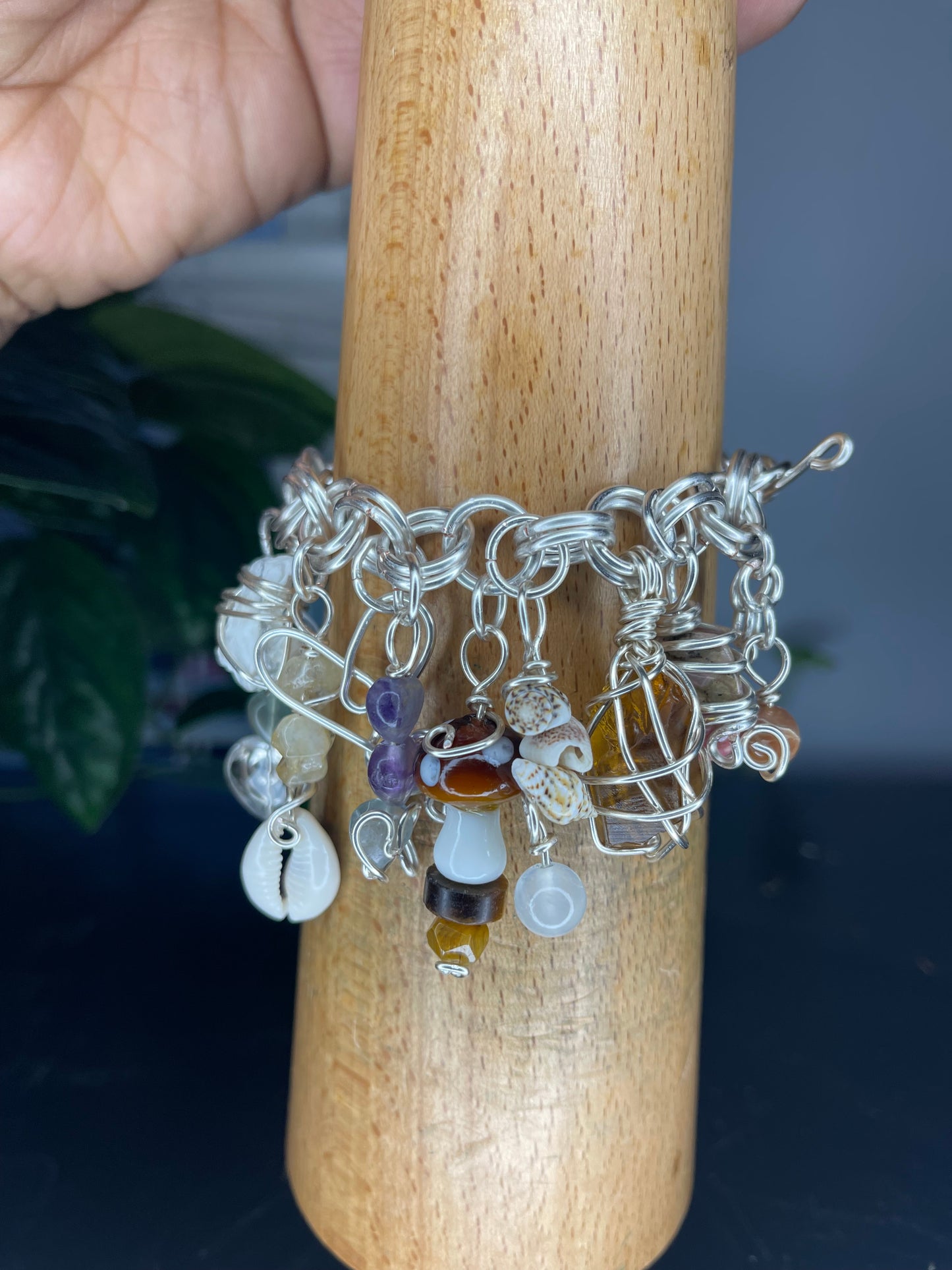 ‘Love Yours’ Silver Charm Bracelet