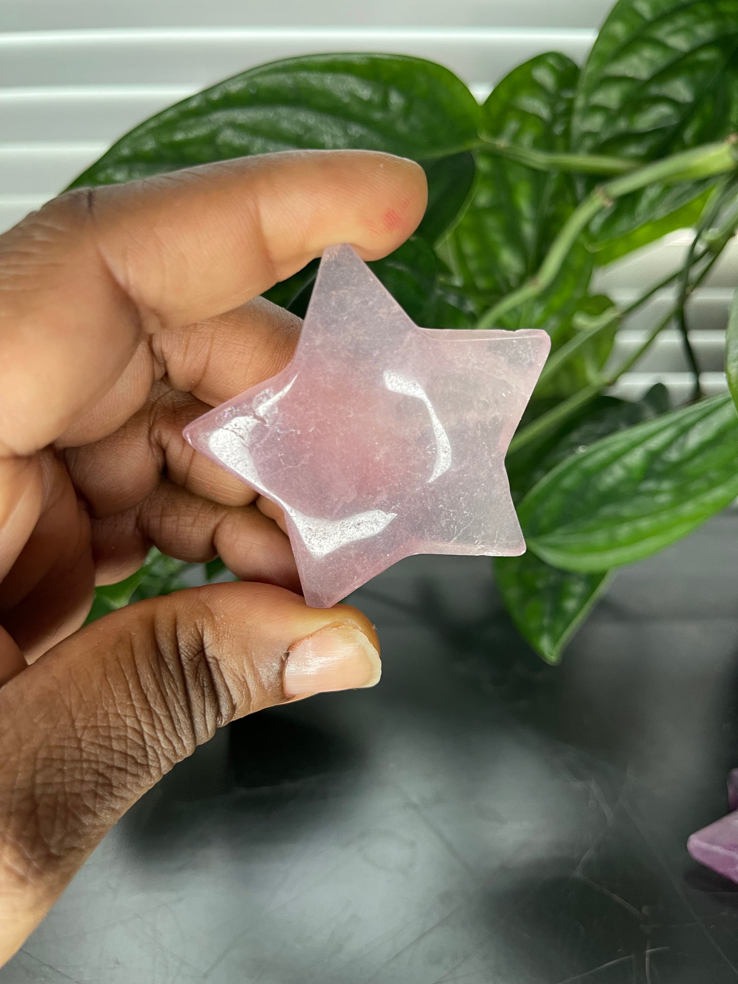 Magenta Fluorite Crystal Stars