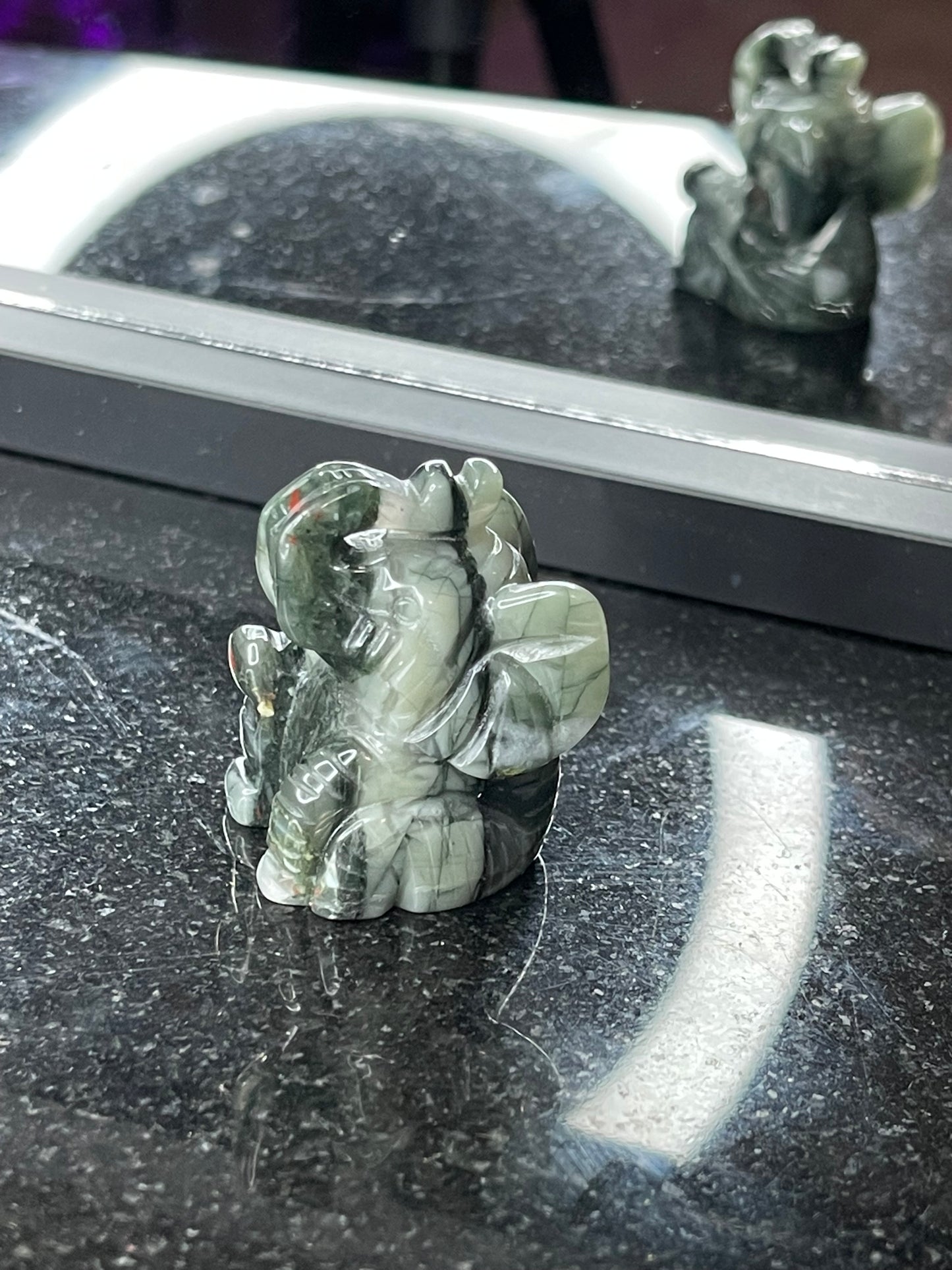 Genuine Crystal Elephants