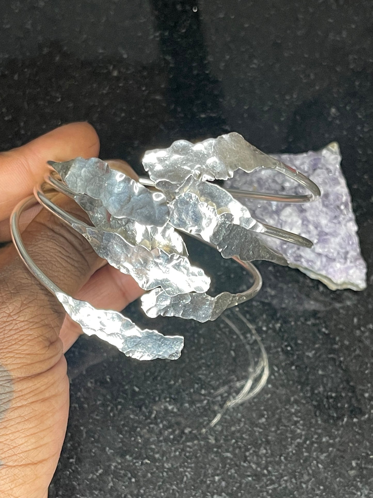 Sterling Silver Royalty Bangle