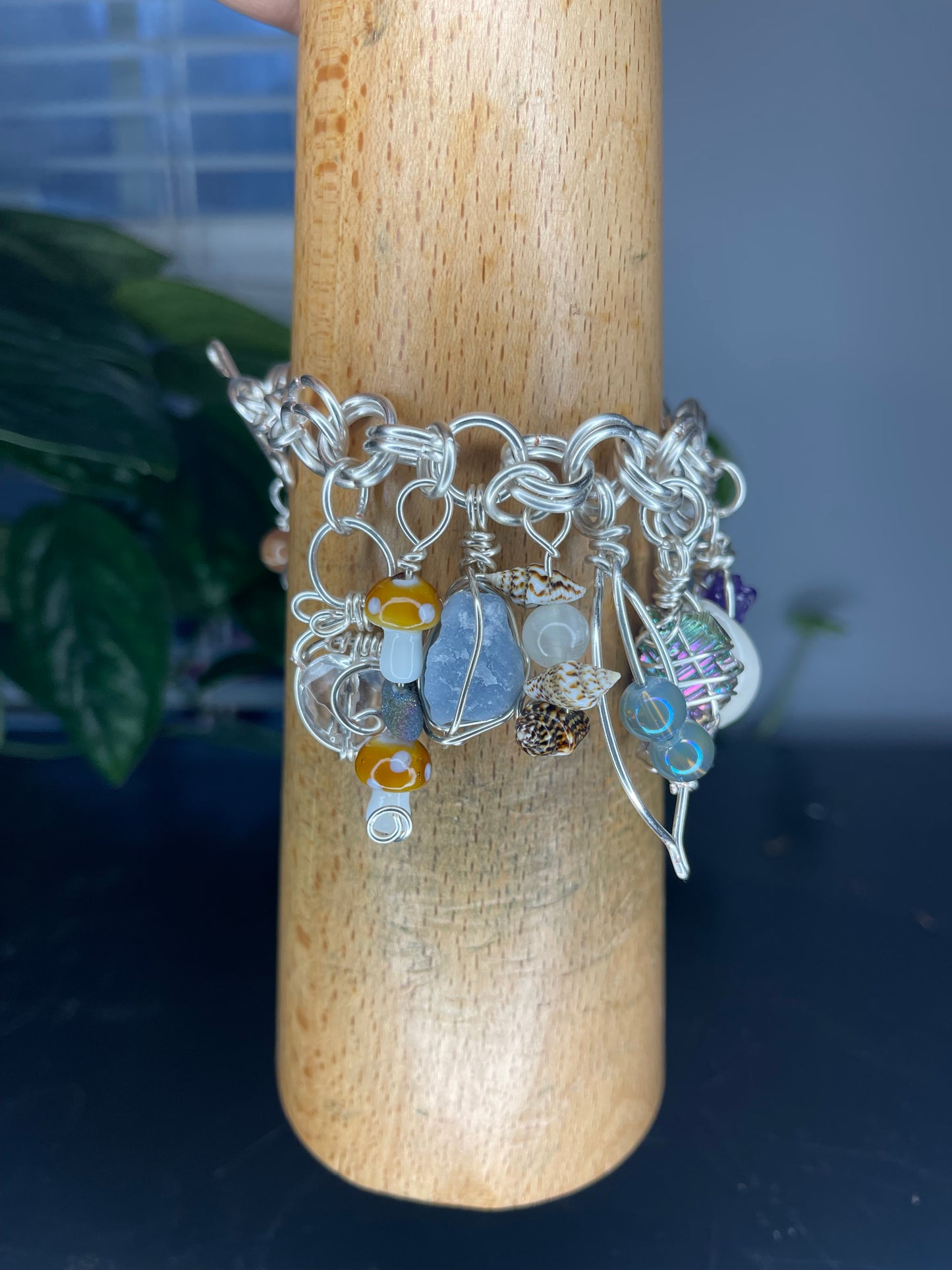 ‘Love Yours’ Silver Charm Bracelet