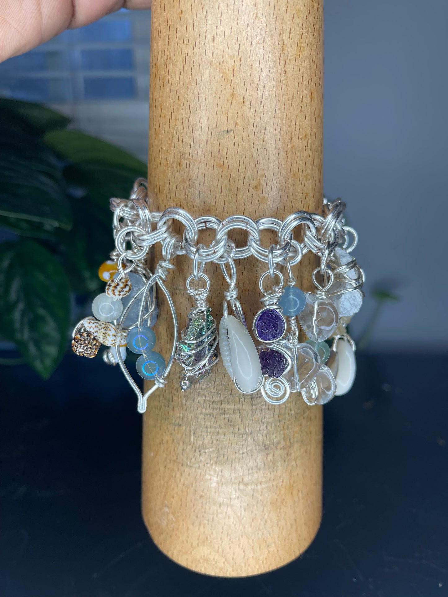 ‘Love Yours’ Silver Charm Bracelet