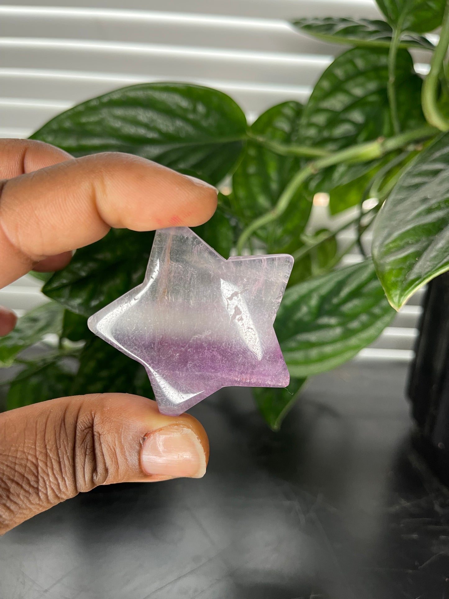 Magenta Fluorite Crystal Stars