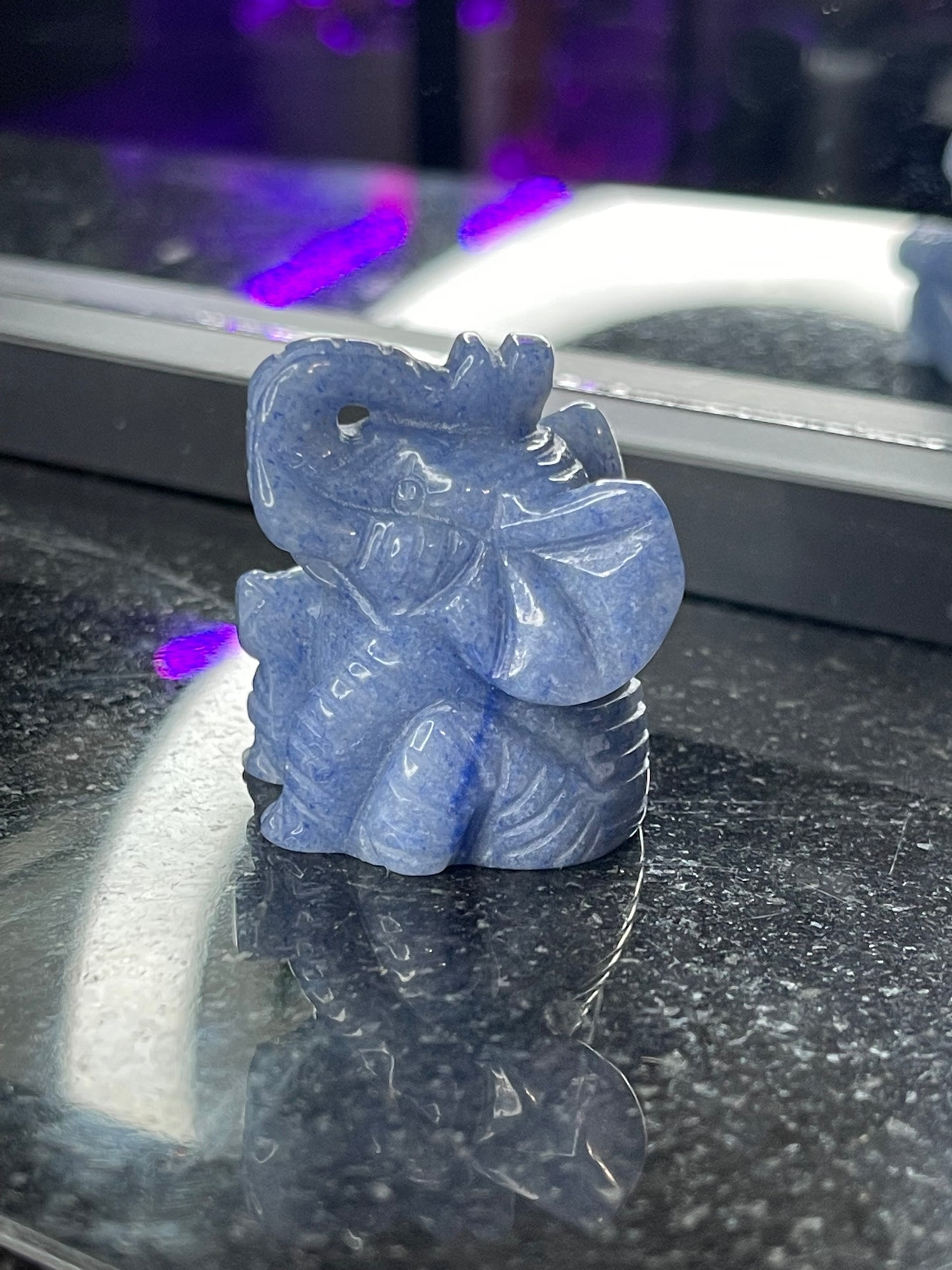 Genuine Crystal Elephants