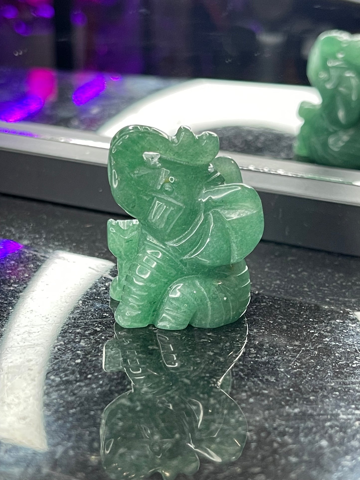 Genuine Crystal Elephants