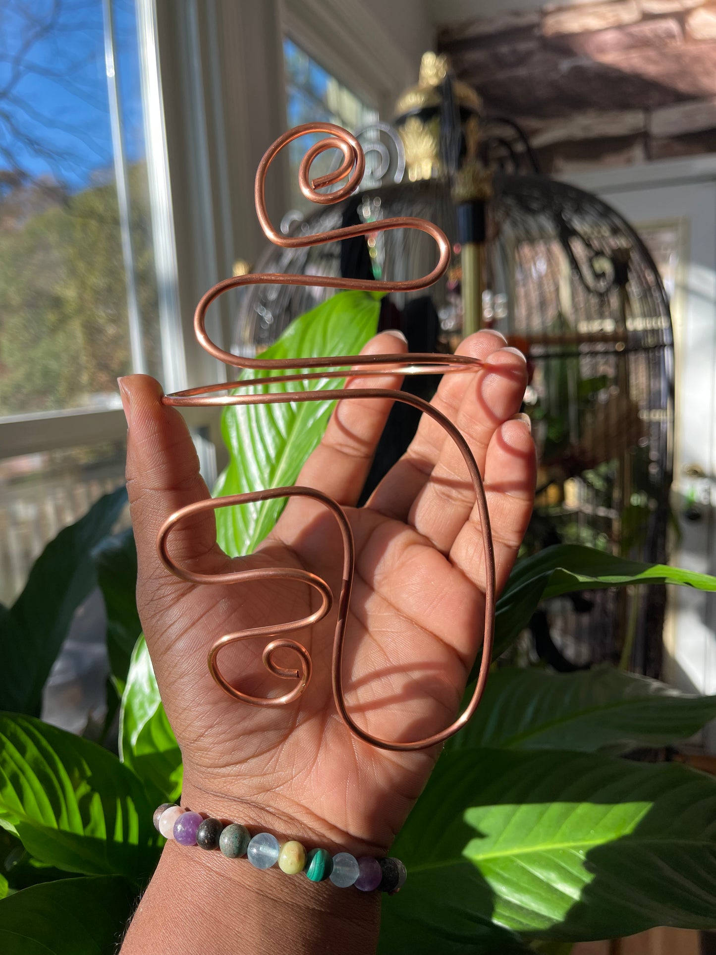 Sturdy Copper Arm Cuff