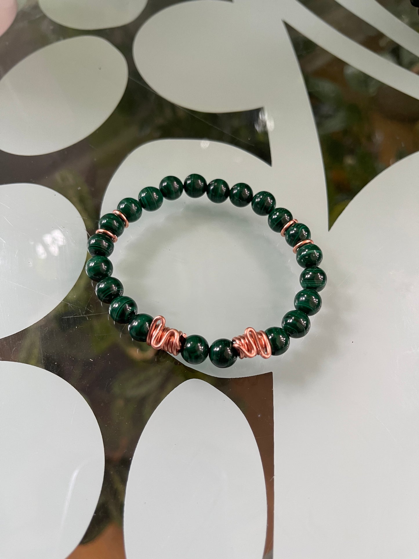 Malachite Beaded Bracelet