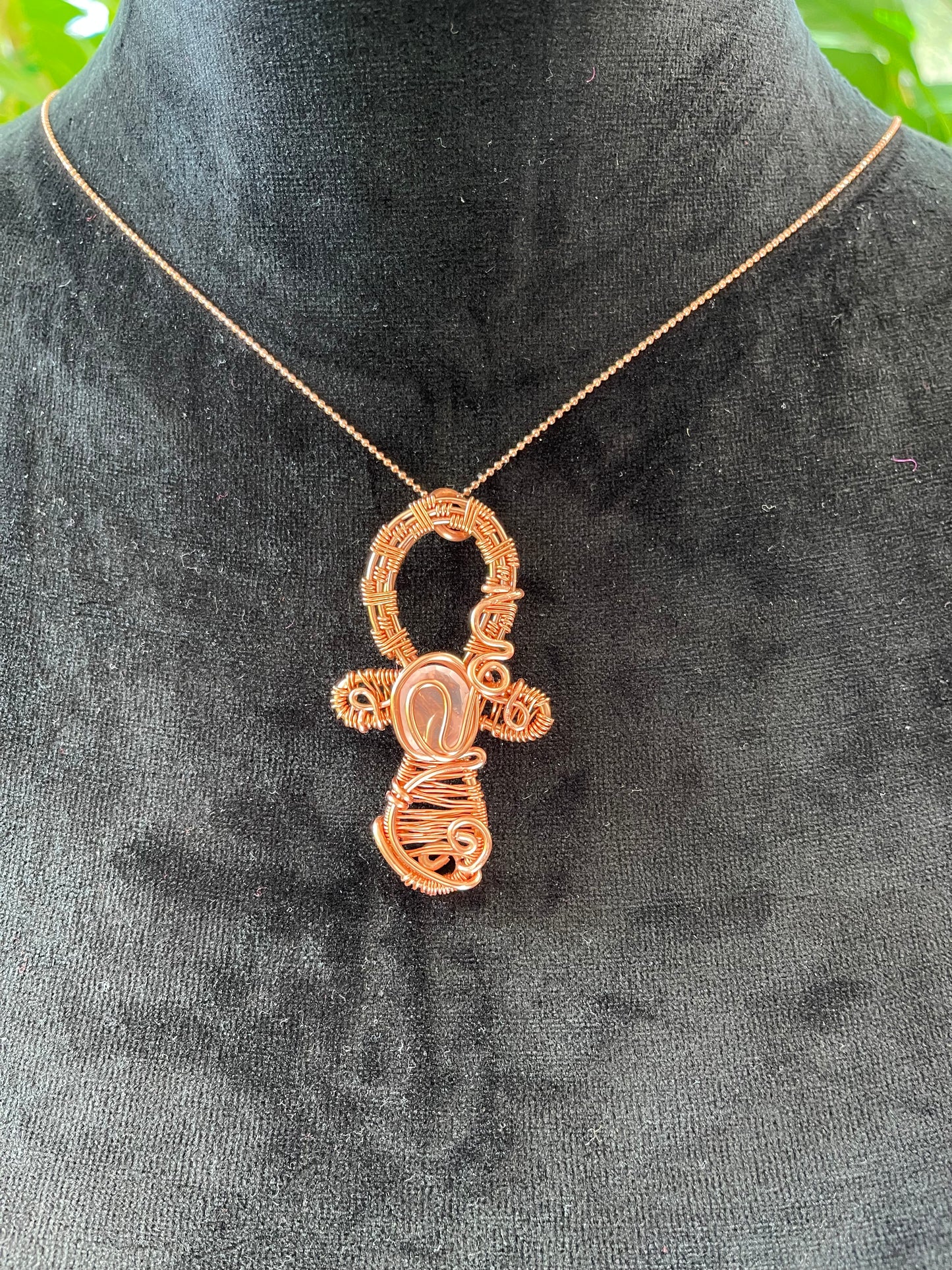 Rose Quartz Mini Ankh