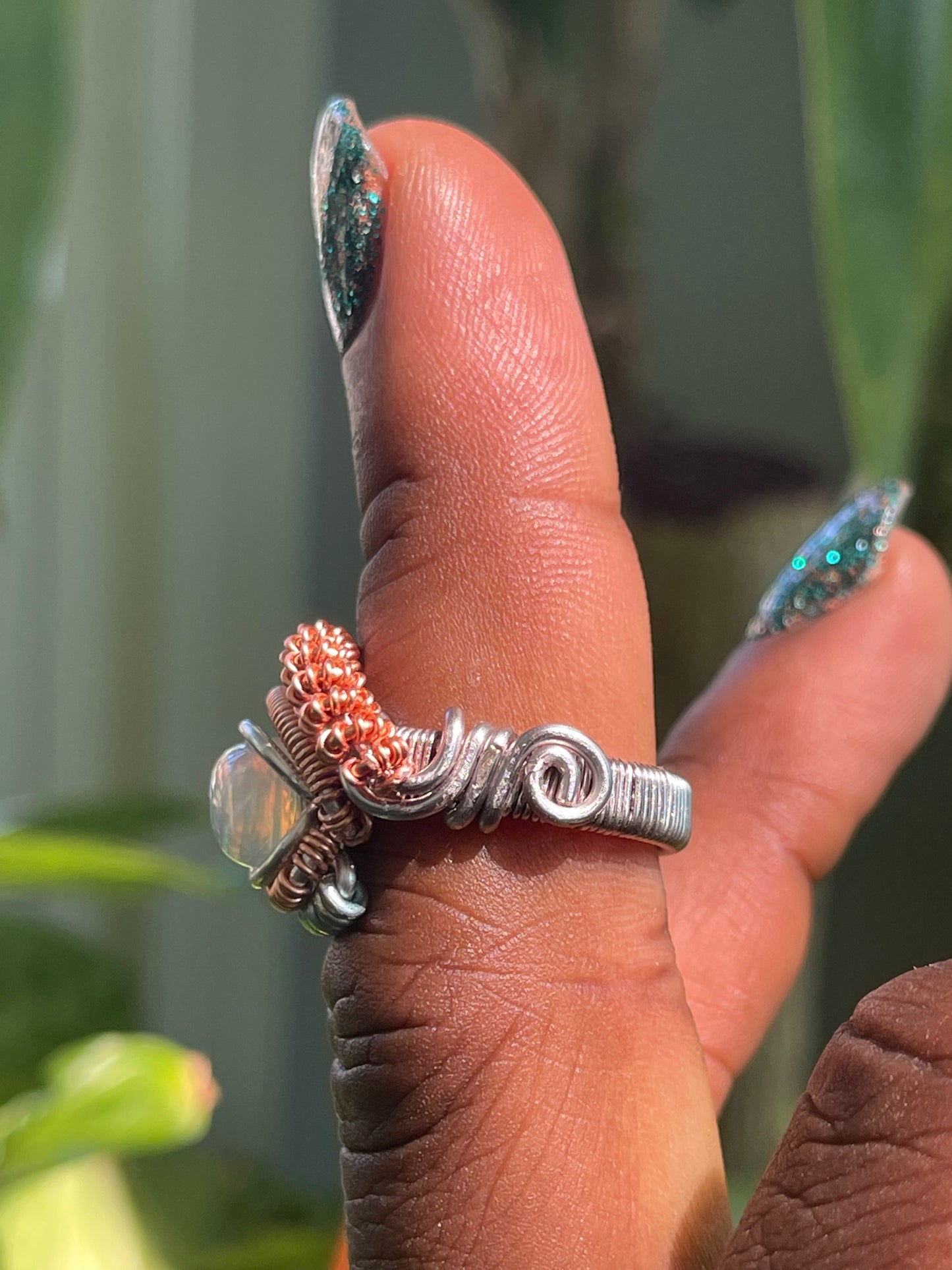 Aquatic Dreams Opal Ring