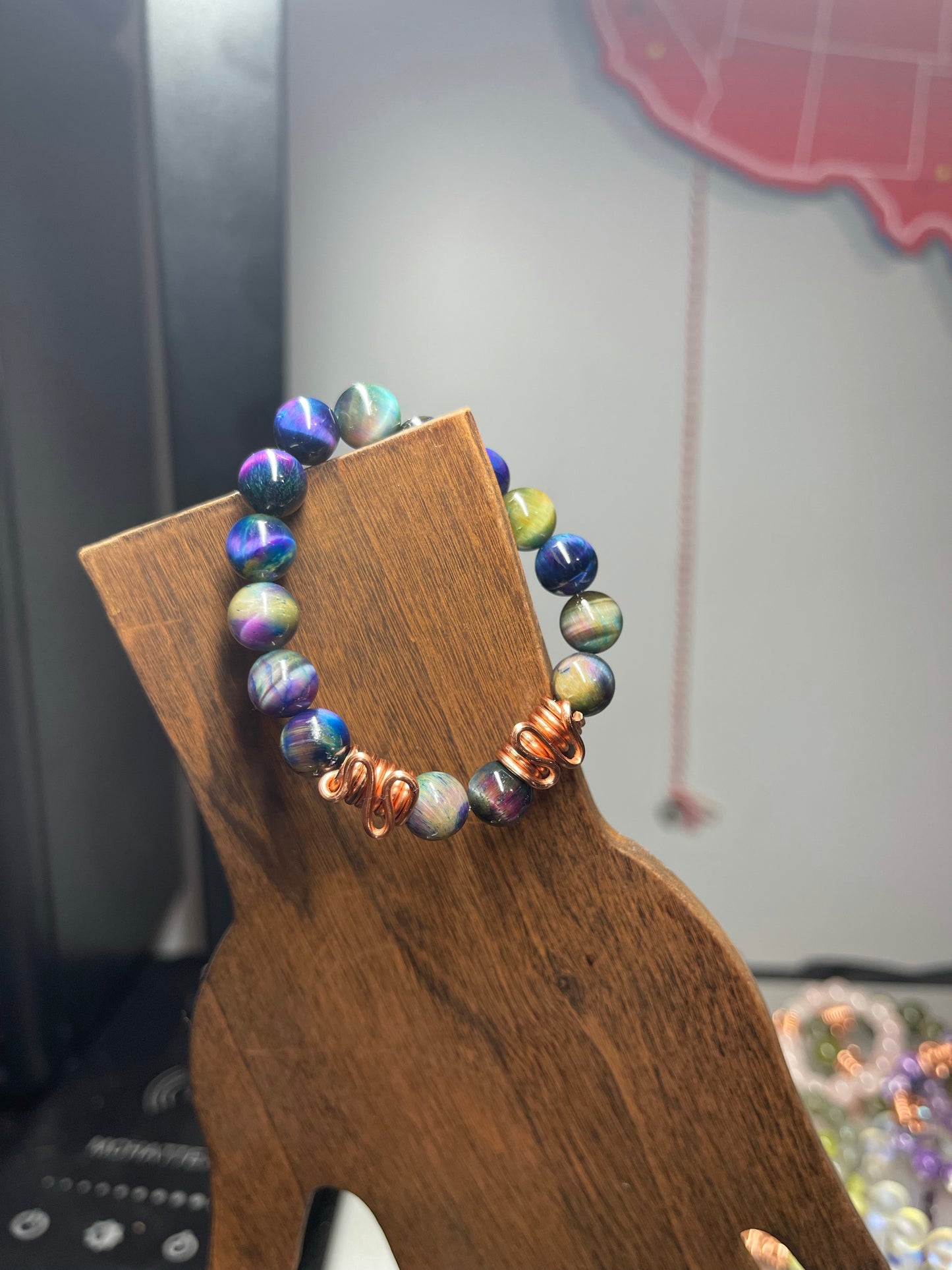 Galactic Tiger Eye Kiddie Bracelet