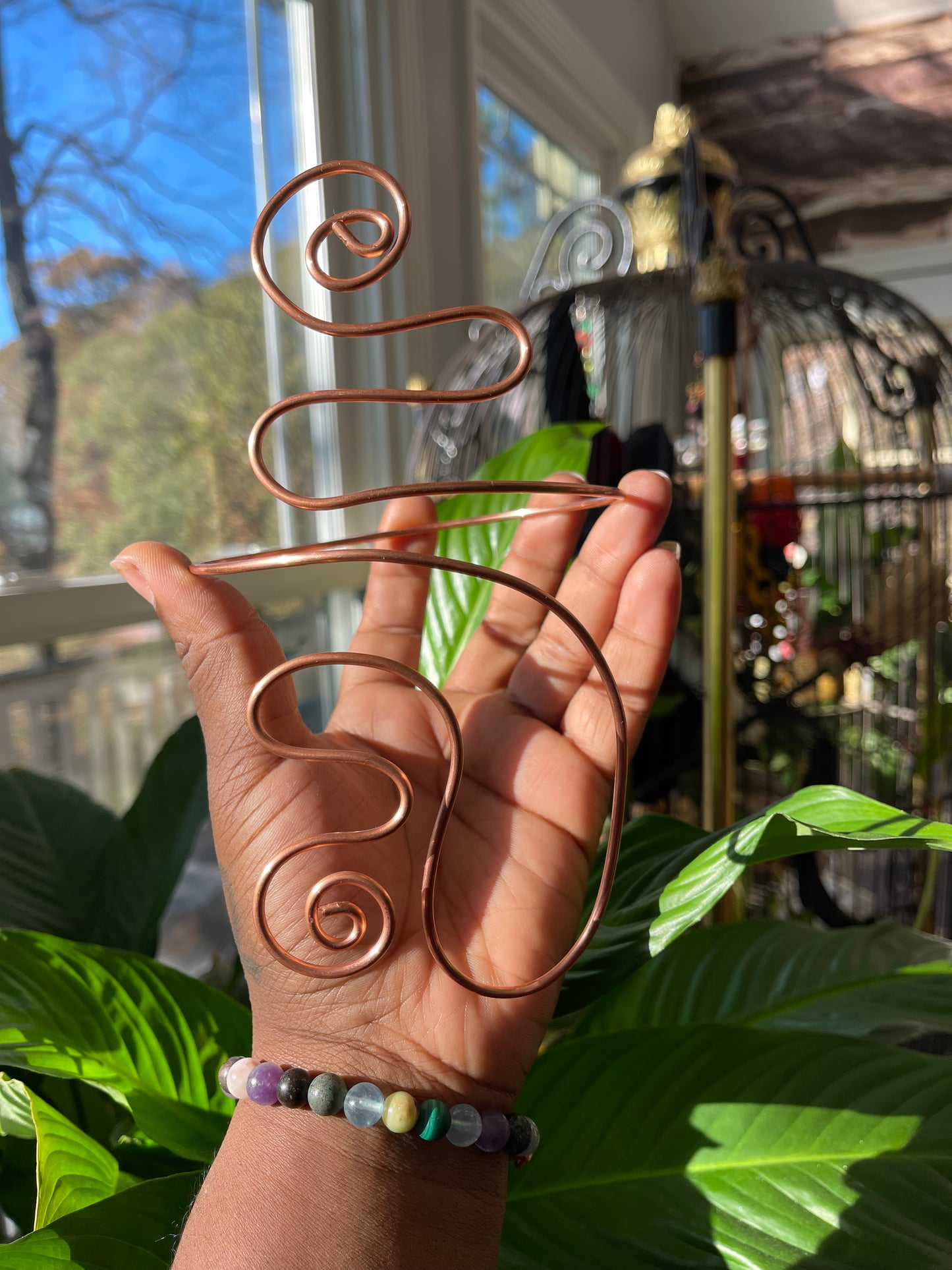 Sturdy Copper Arm Cuff