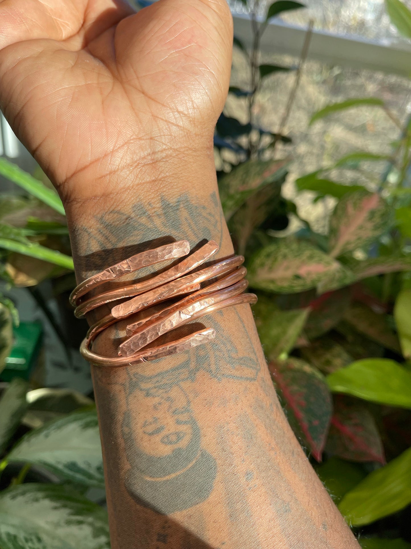6g Hammered Bangles