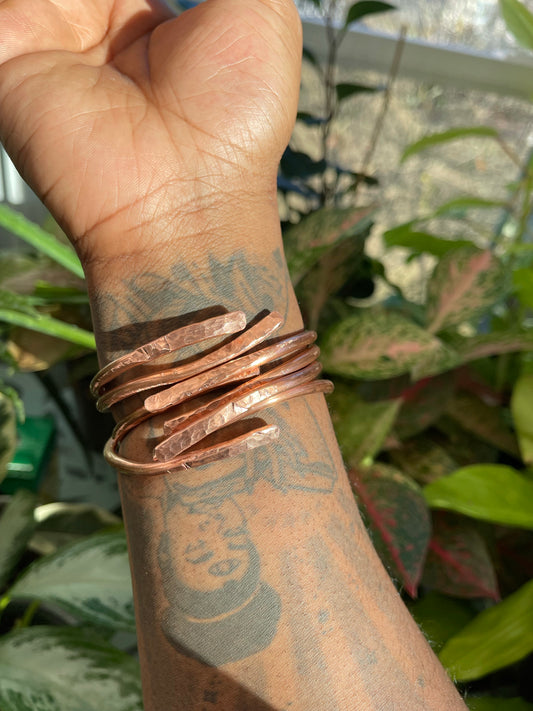 6g Hammered Bangles