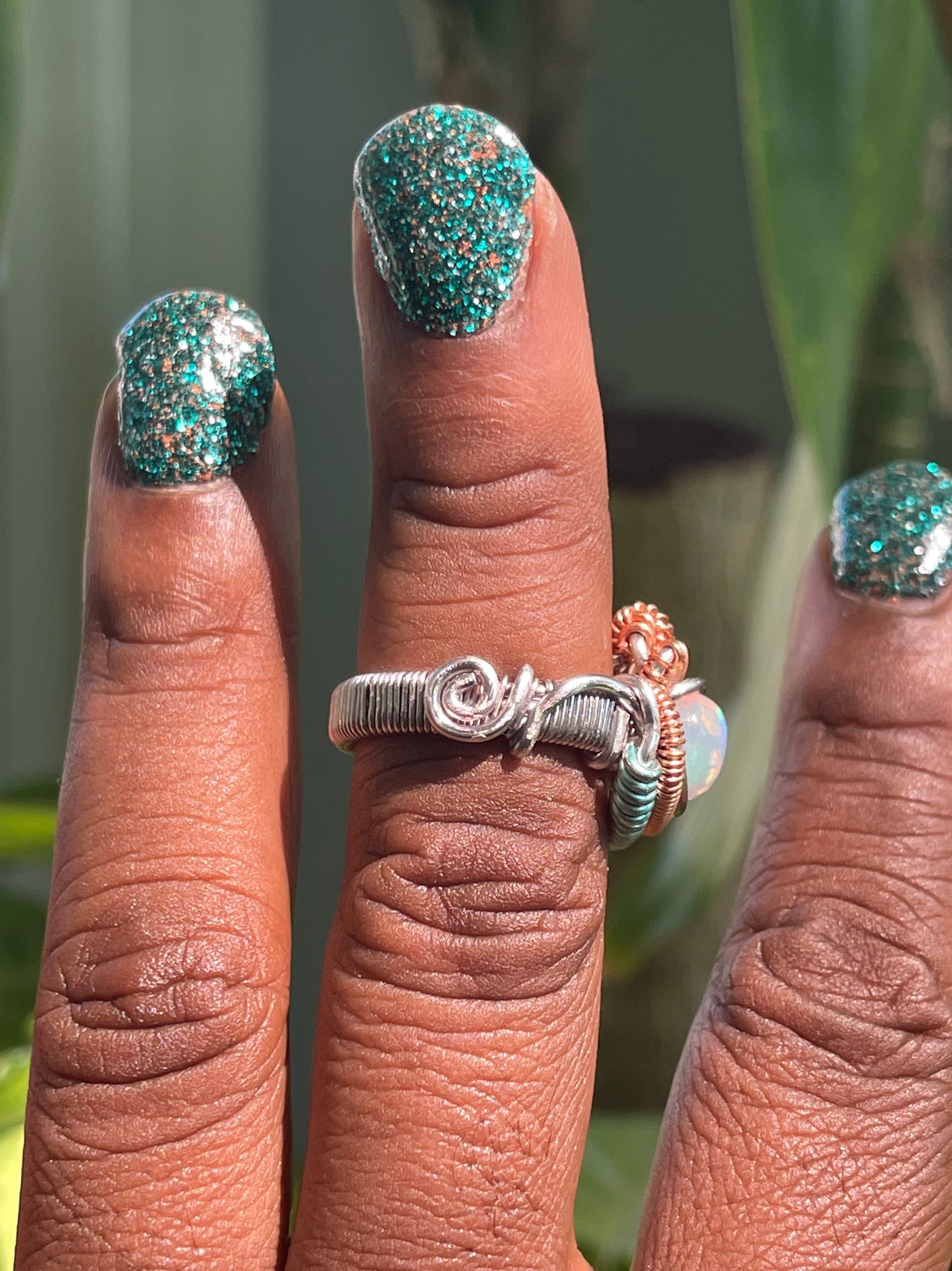 Aquatic Dreams Opal Ring