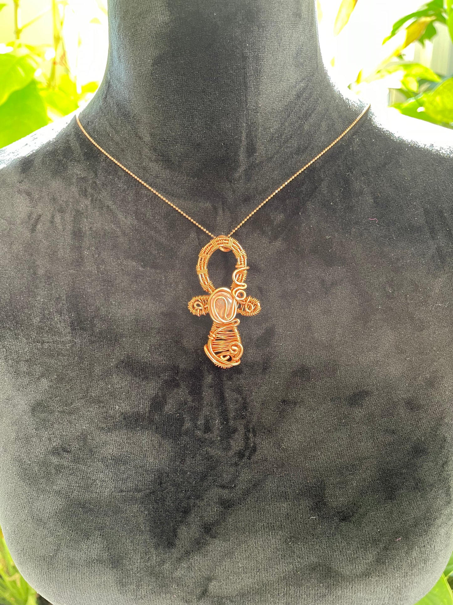Rose Quartz Mini Ankh