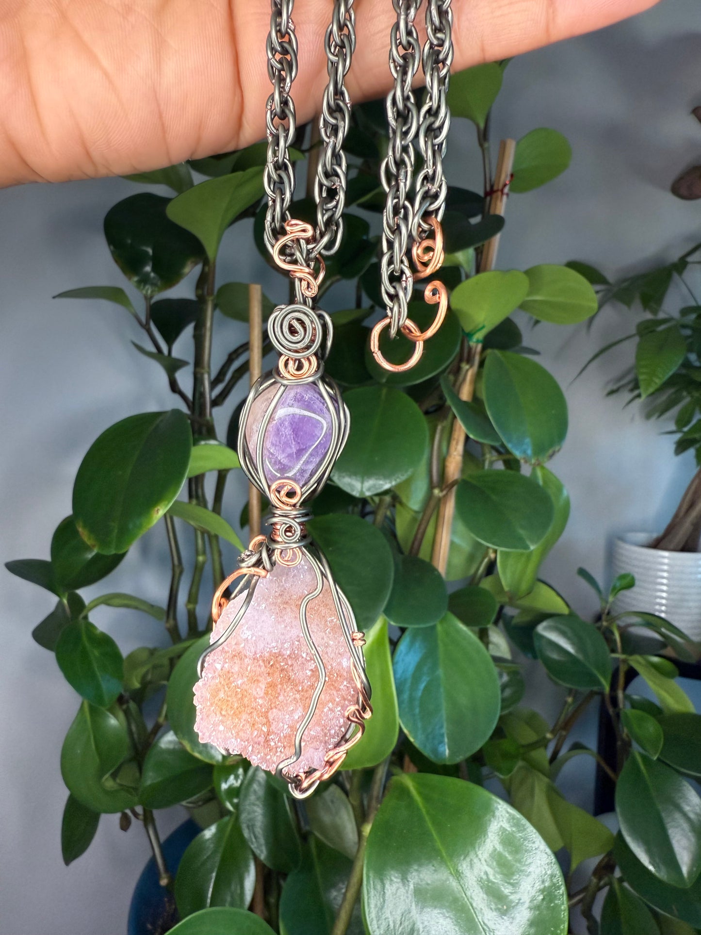 Amethyst & Spirit Quartz