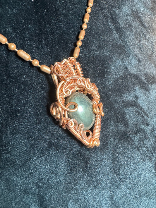 Pyrite Oval Pendant