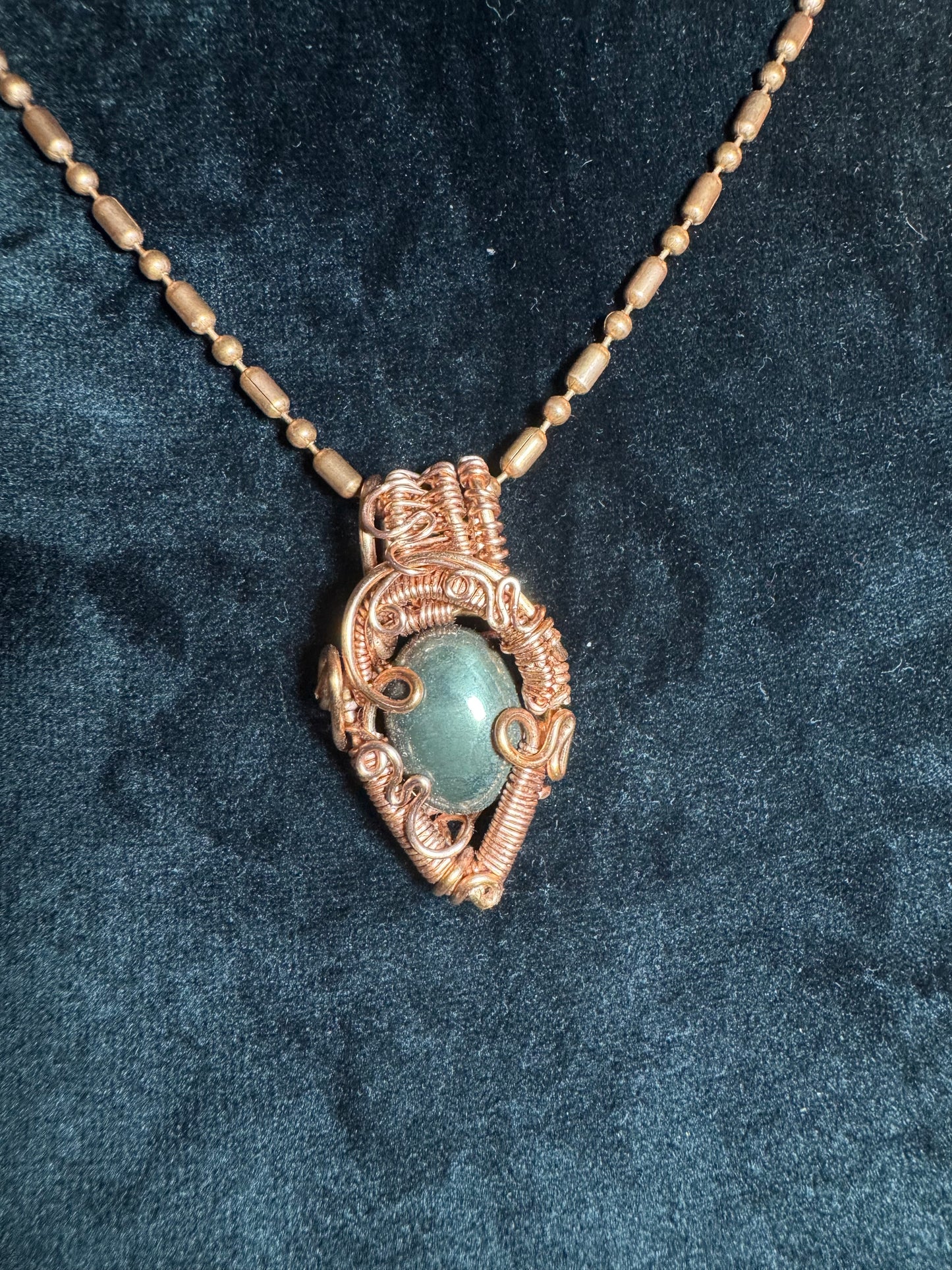 Pyrite Oval Pendant