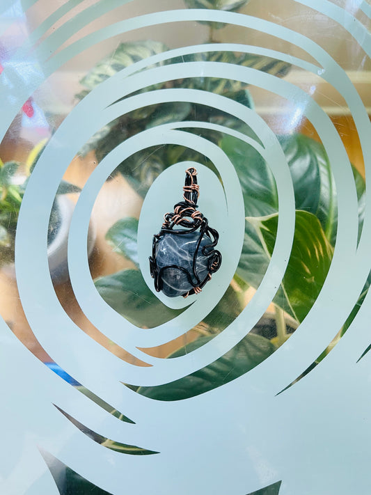 Black Moonstone Pendant