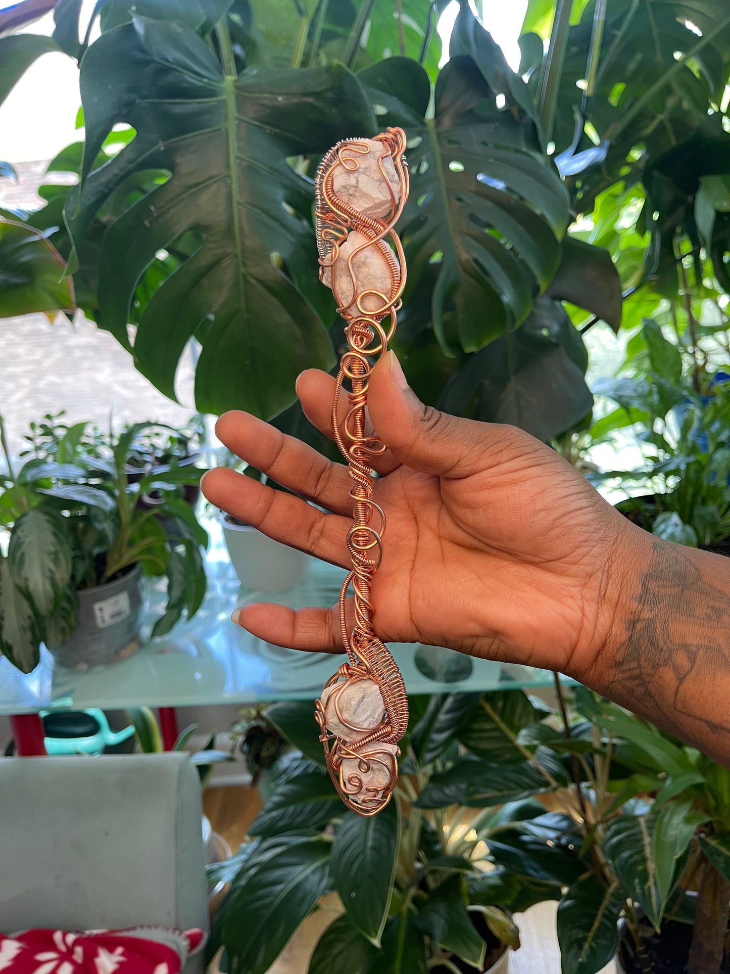 Howlite Magic Stick