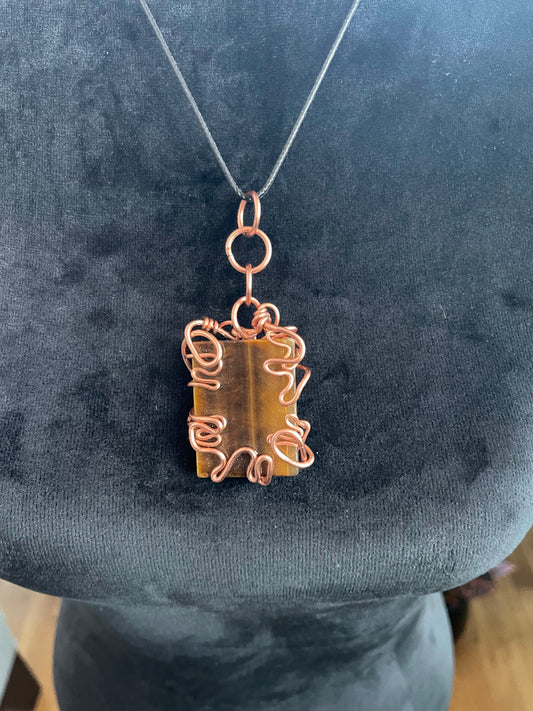 Tiger Eye Chunky Square