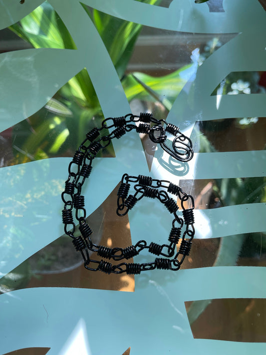 Black Copper Link Chain