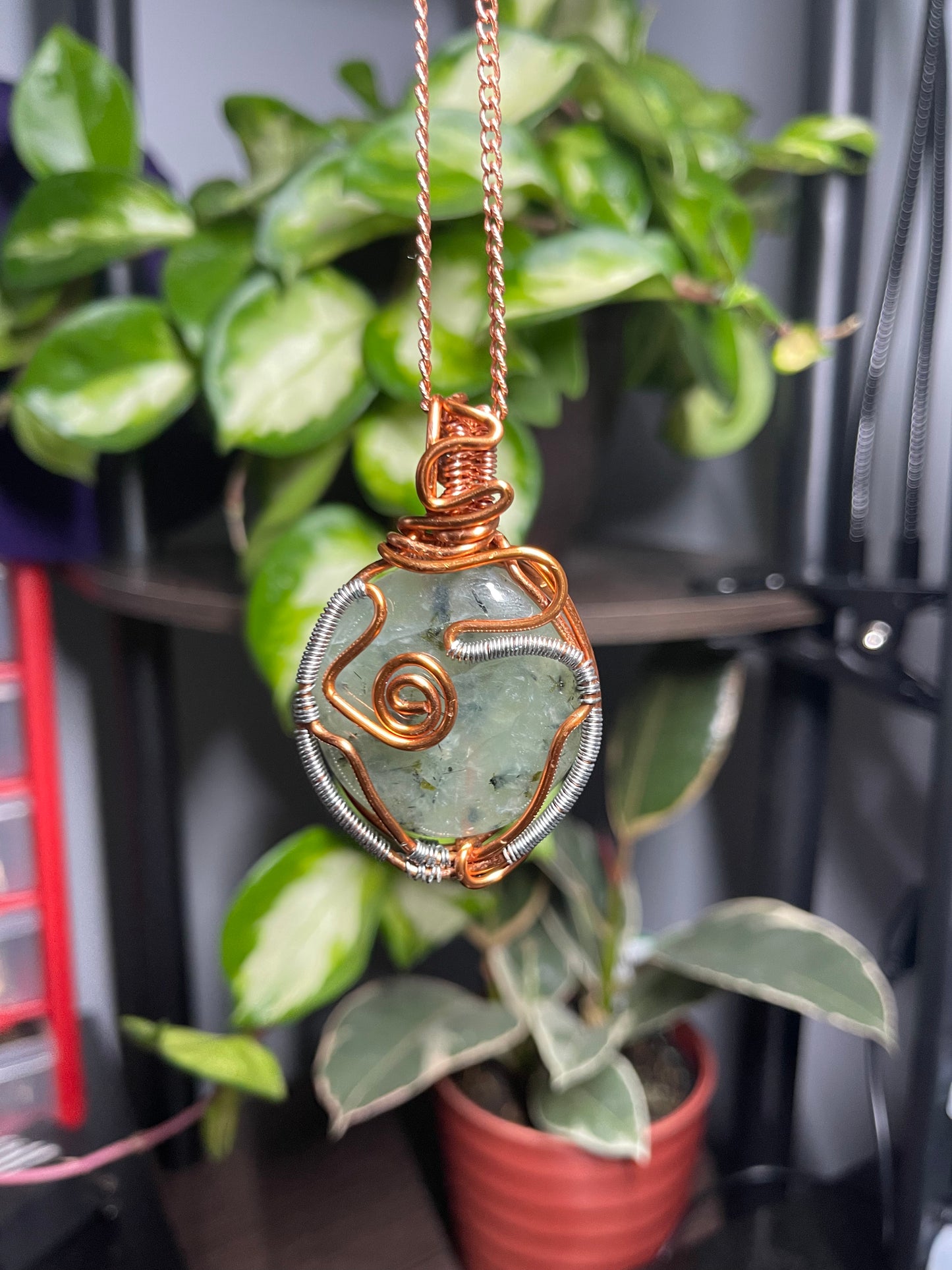 Prehnite Full Moon