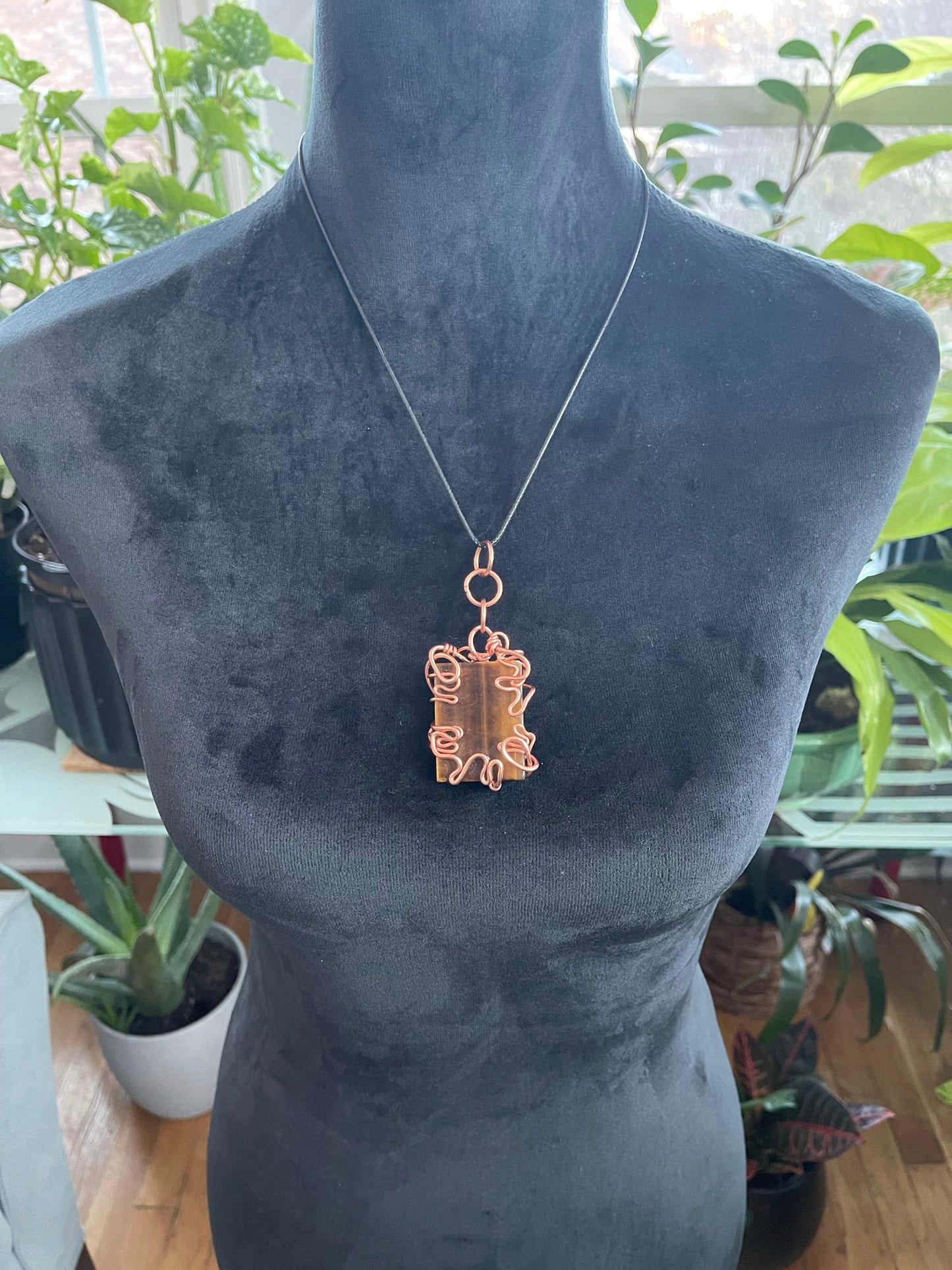 Tiger Eye Chunky Square