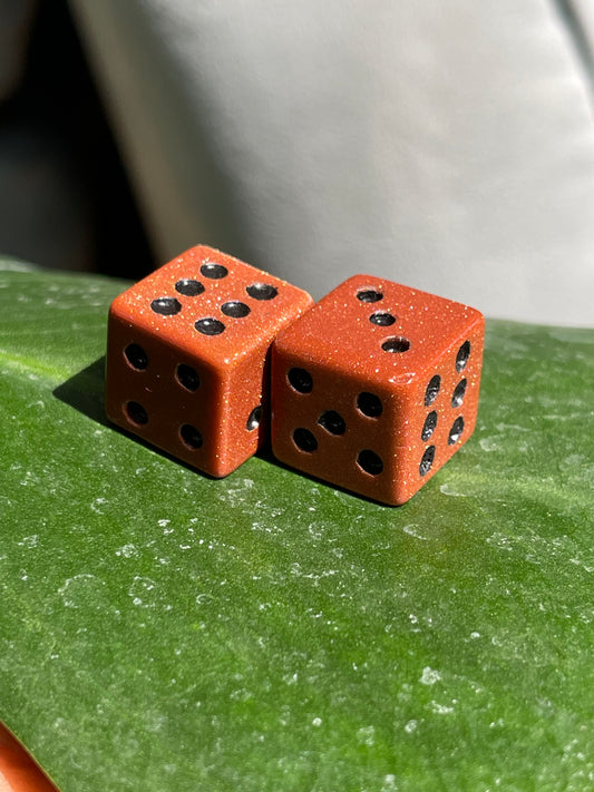 Goldstone Crafted Dice